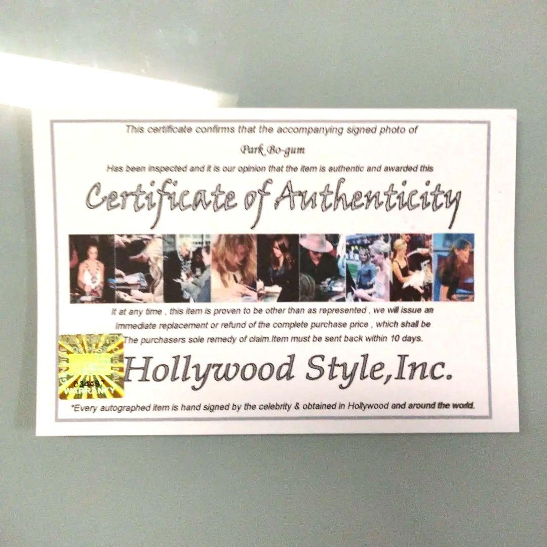 セール中…パク・ボゴム直筆サイン入り超大型写真…Park Bo-gum…②