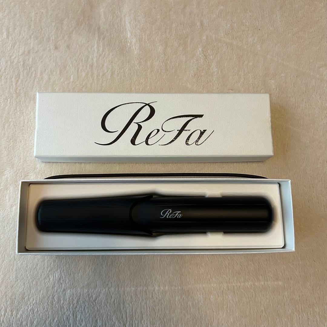 【美品】ReFa フィンガーヘアアイロン　ブラック