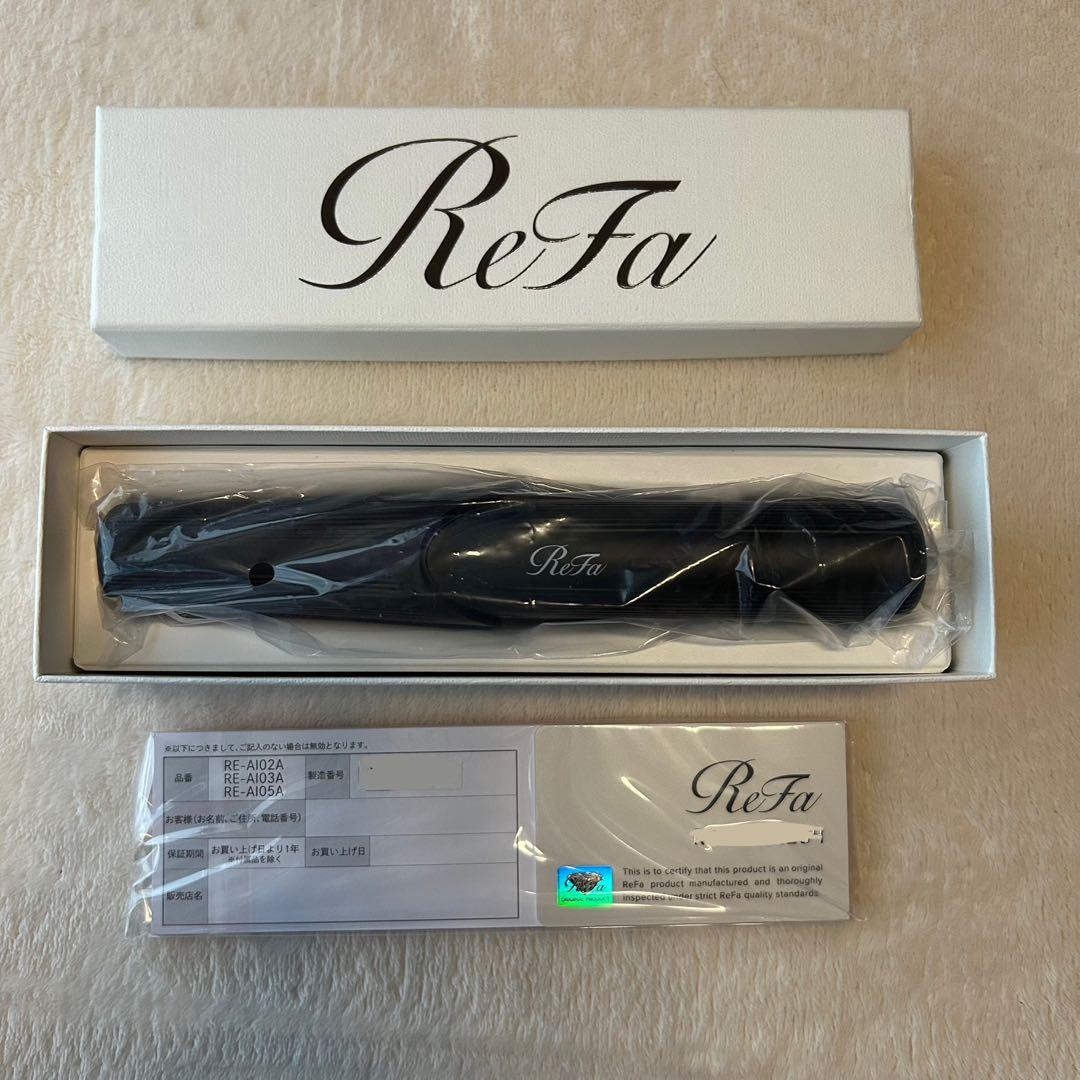 【美品】ReFa フィンガーヘアアイロン　ブラック