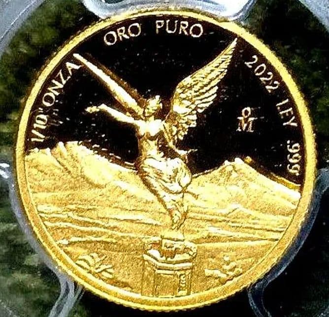 PCGS 2022 最高鑑定　PR70 DCAM 1/10oz　世界38枚