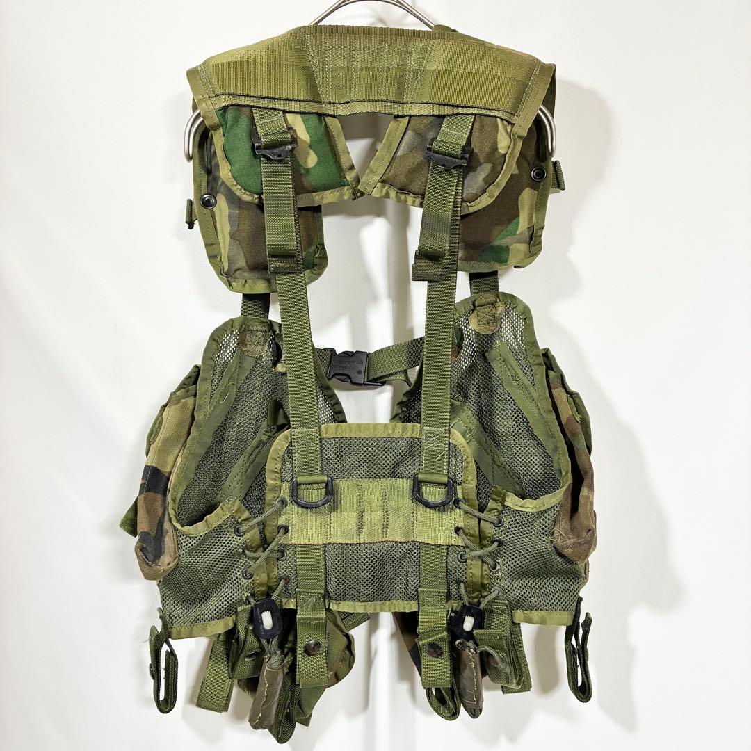 米軍 実物 タクティカルロードベアリングベスト 初期型モデル 迷彩