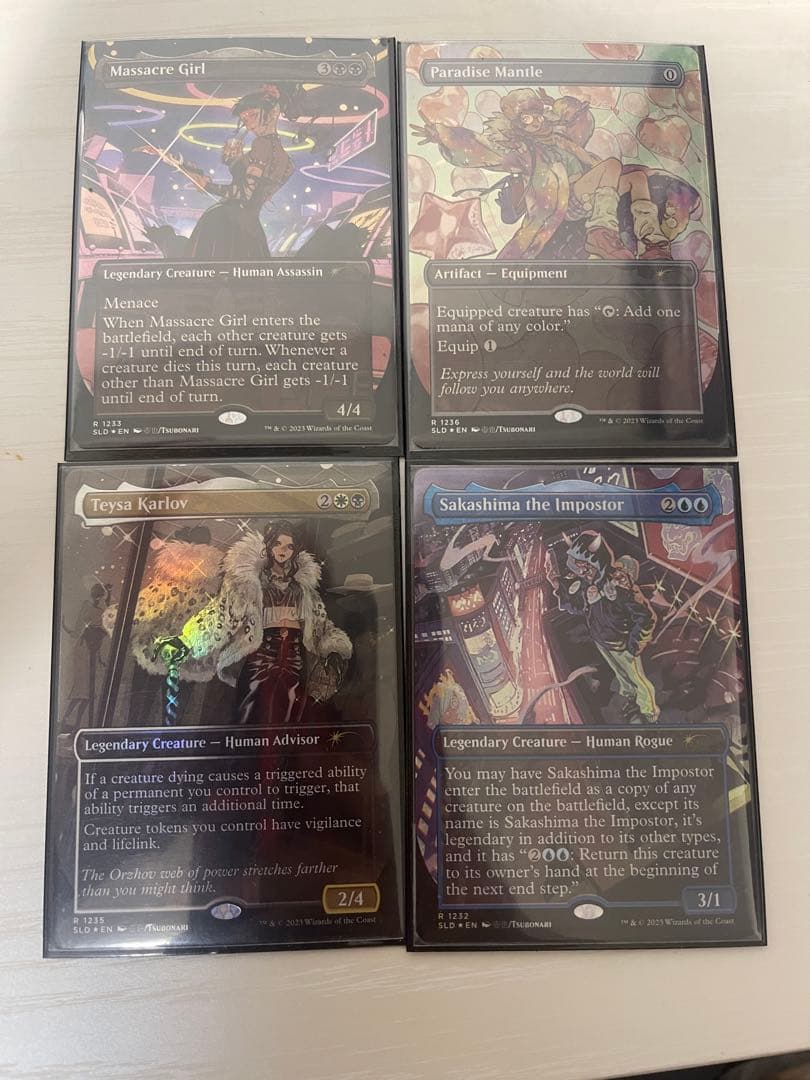 MTG Secret Lair City Styles foil版 4枚セット