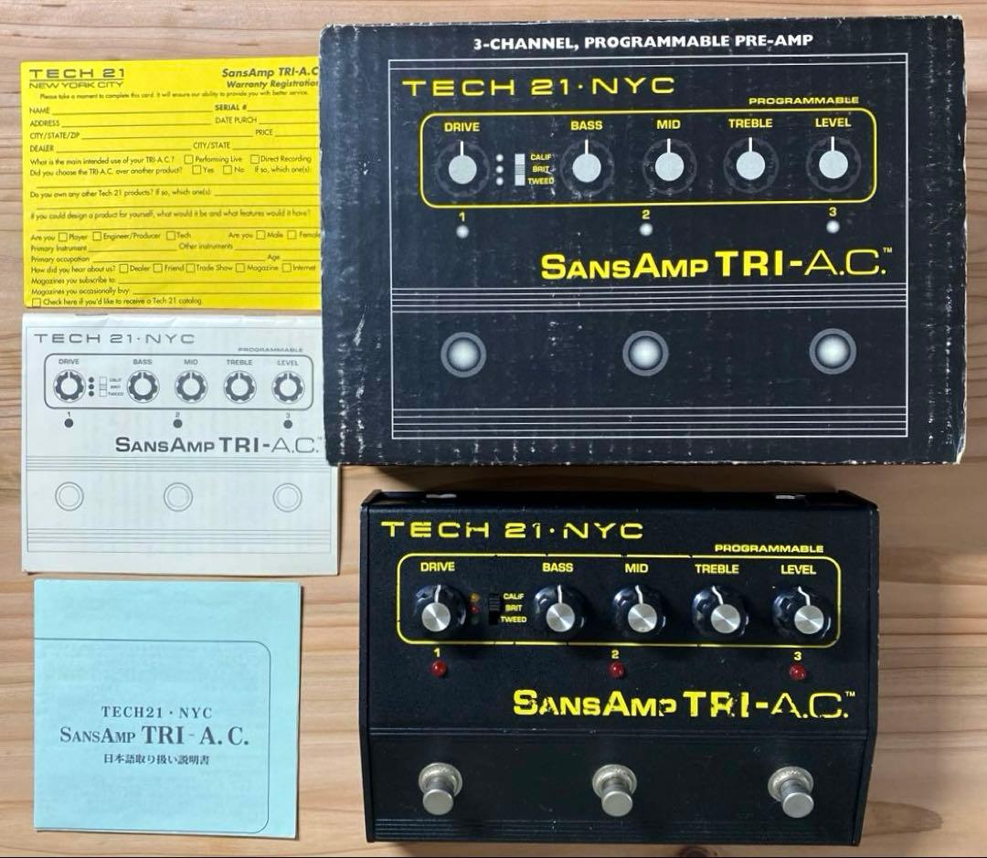 ギター TECH 21 NYC SansAmp TRI-A.C.