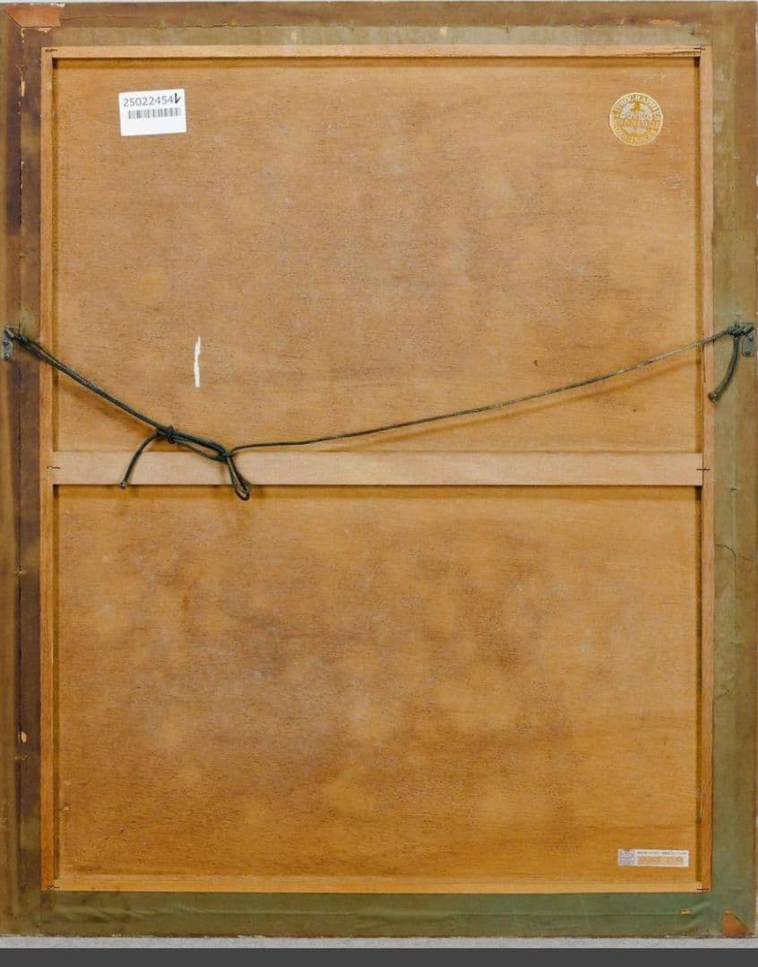 【真作】アイズピリ 「ベージュ背景のバラの花束」リトグラフ 10号大 直筆サイン