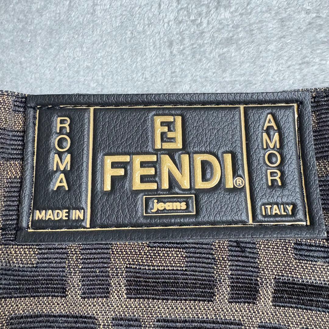FENDI ズッカ柄　ジャガード　タイトスカート　イタリア製