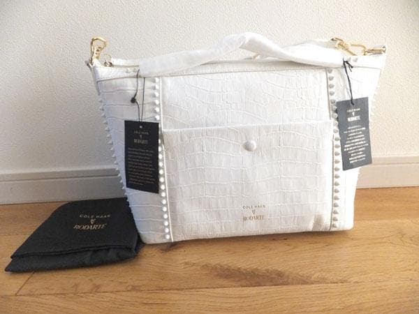 COLE HAAN コールハーン◆ロダルテ　コラボ　バッグ　ホワイト