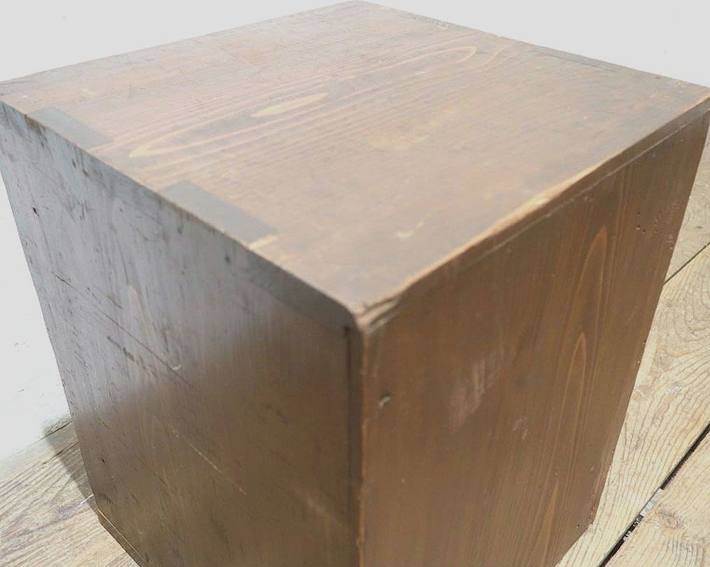 1359 レトロな小引き出し　収納棚　ケース　古家具　古道具　アンティーク　台