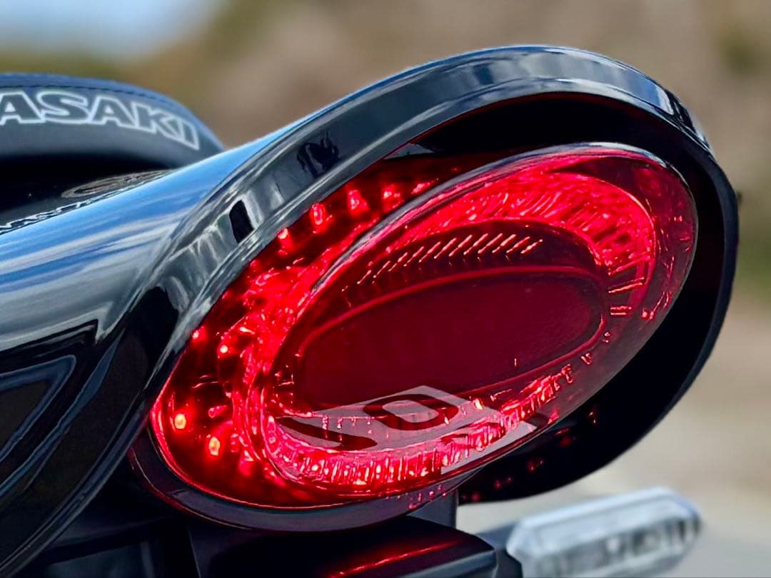 テール延長カラー付き！ ダークレッド！Z900RS テールランプ アワビテール