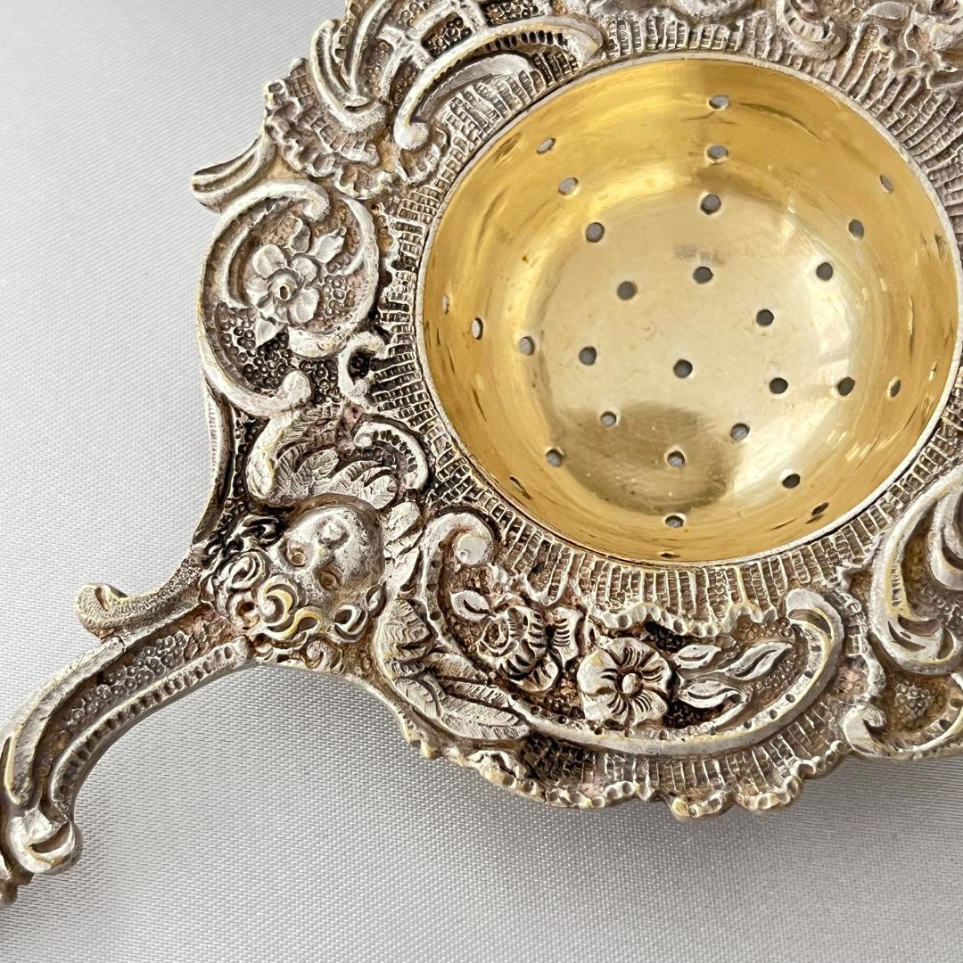 【ドイツ】天使のティーストレナー【シルバープレート】15cm