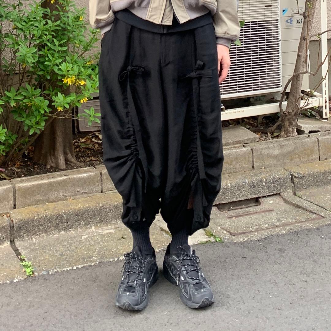yohji yamamoto regulation ギャザーパンツ