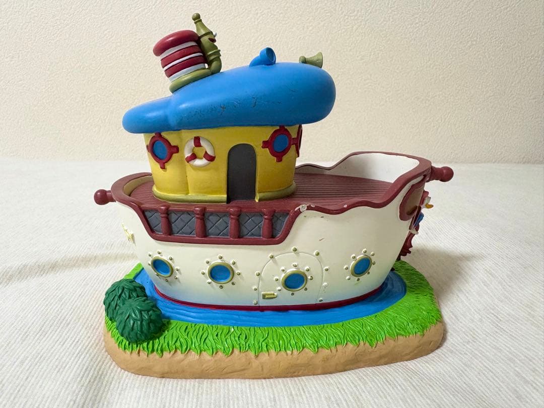 【約30年前の非売品、UCC当選品】ミッキー ミニー ドナルドの家 陶器置物