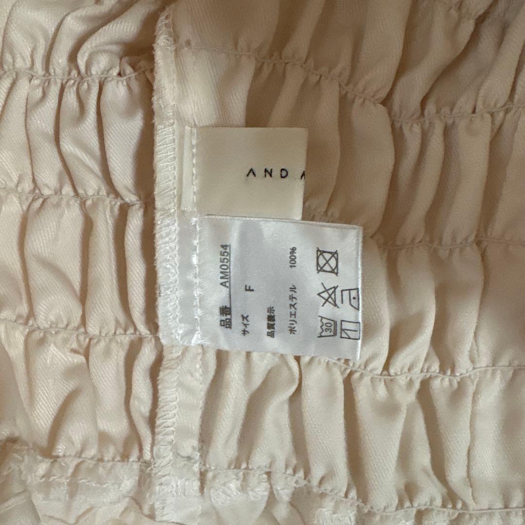 m*読様 andmary メイシャーリングトップス　May shirring t