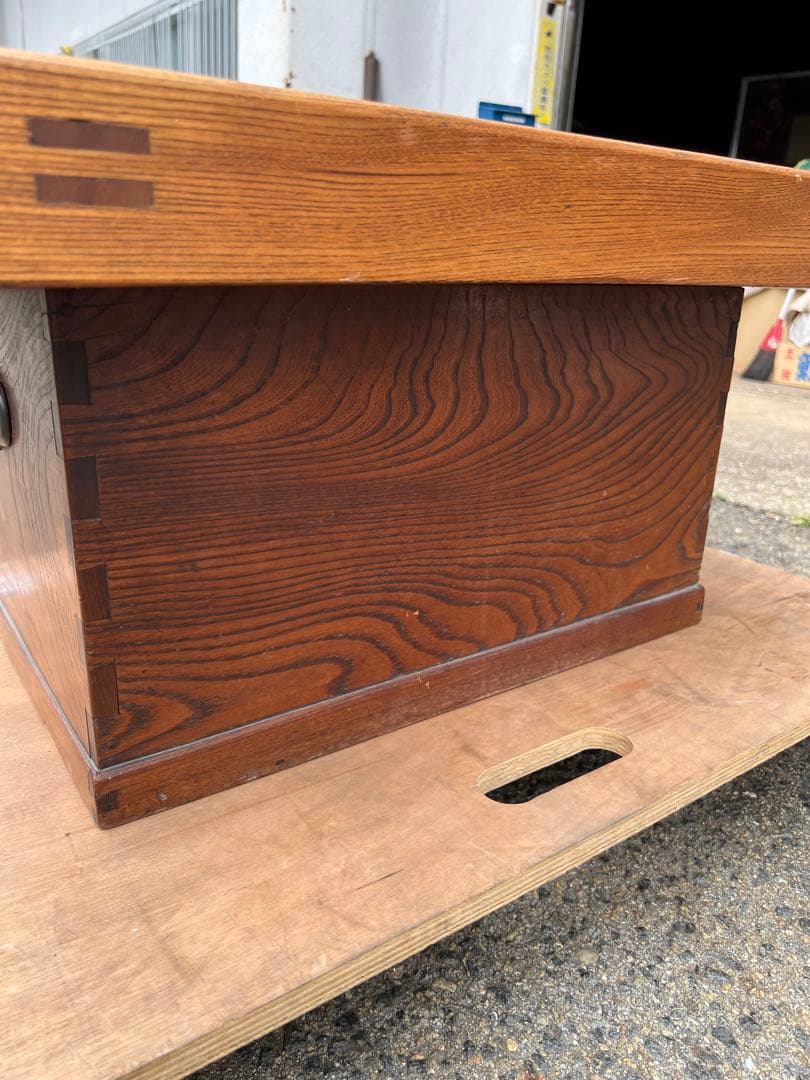 長火鉢　火鉢　囲炉裏座卓 引出し付き　灰付き　ローテーブル