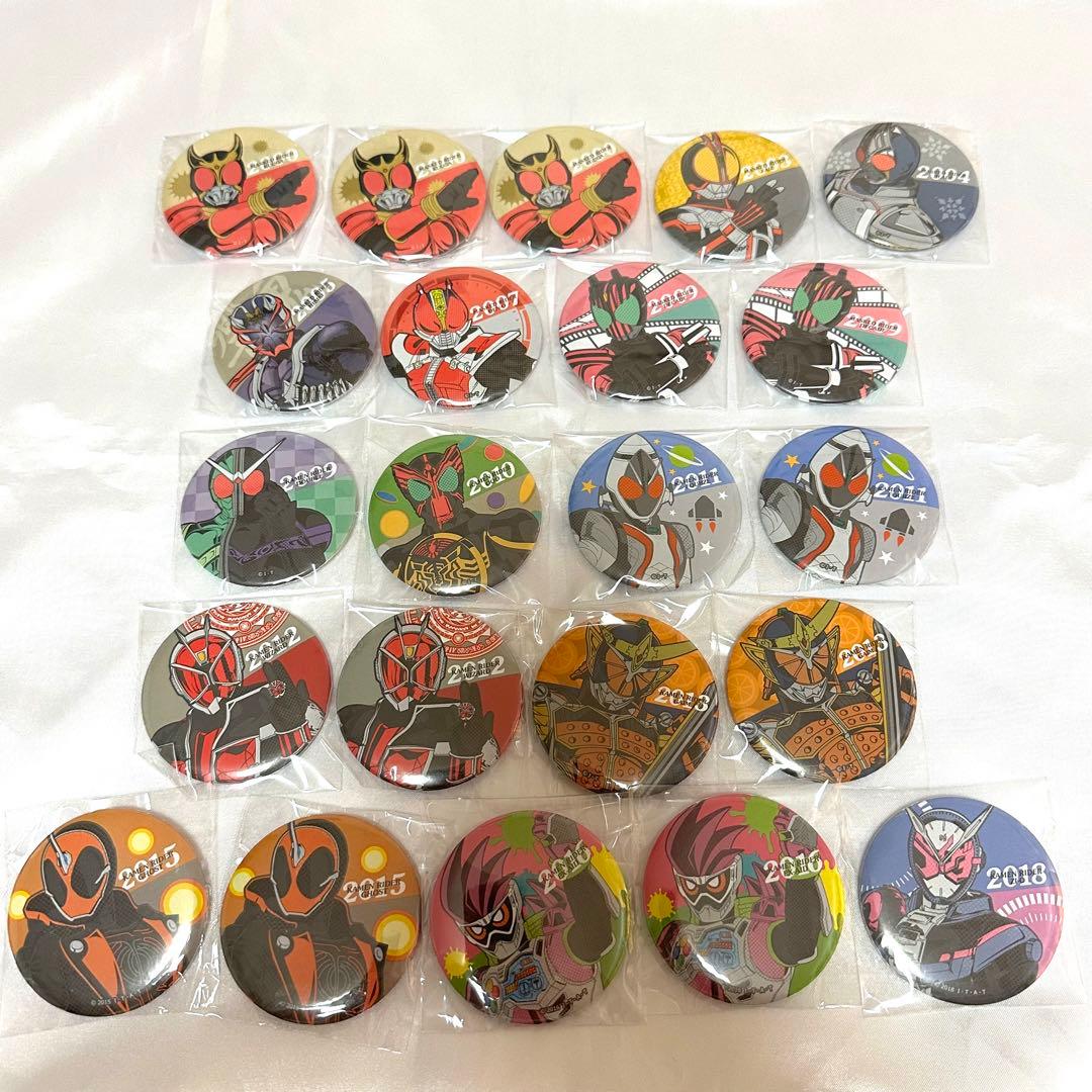 平成仮面ライダー あたりツキ！ トレーディング 缶バッジ