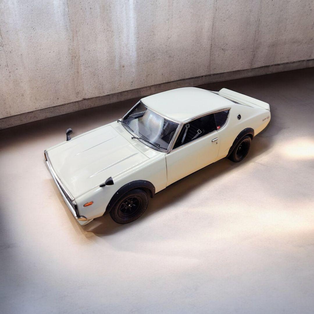 京商 1/18スカイラインGT−R ケンメリ KPGC110 ホワイト