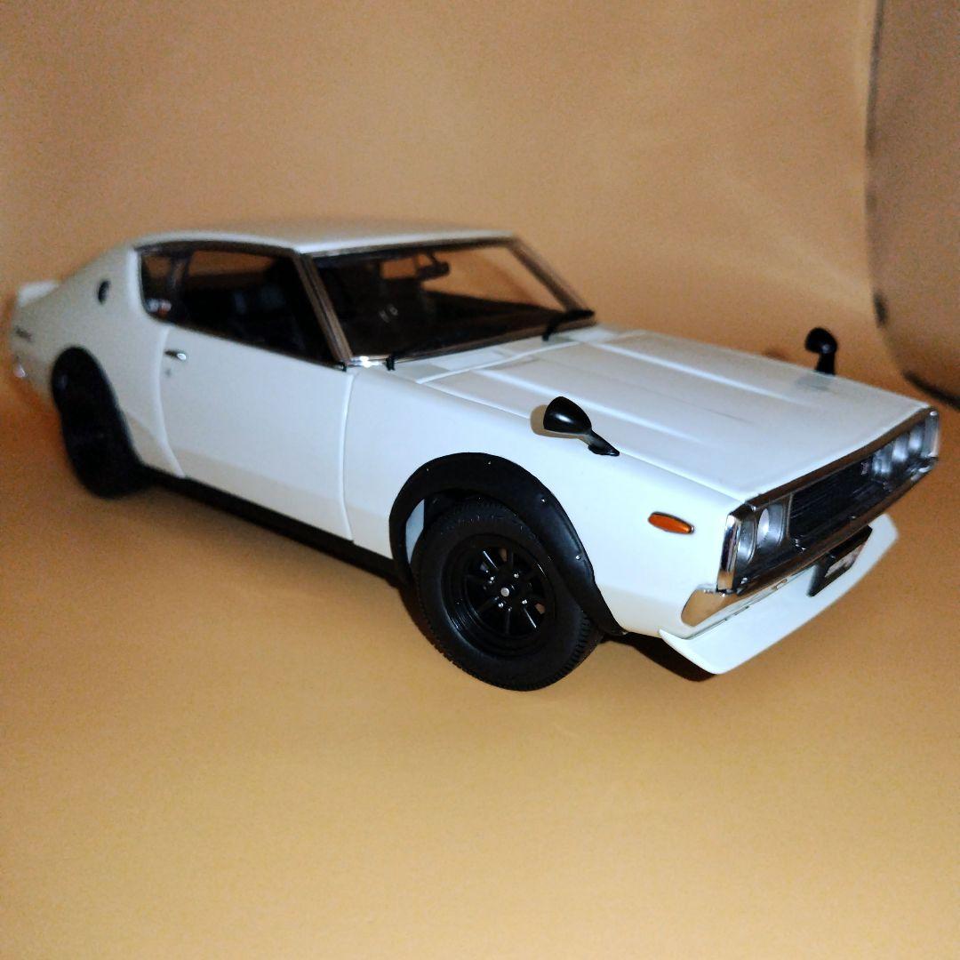 京商 1/18スカイラインGT−R ケンメリ KPGC110 ホワイト