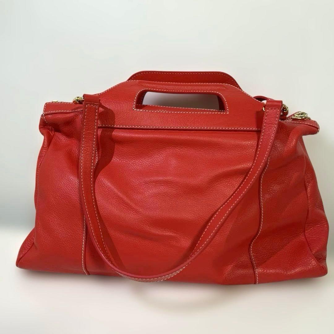 【F】未使用タグ付き！シーバイクロエ　see by chloe バッグ　赤