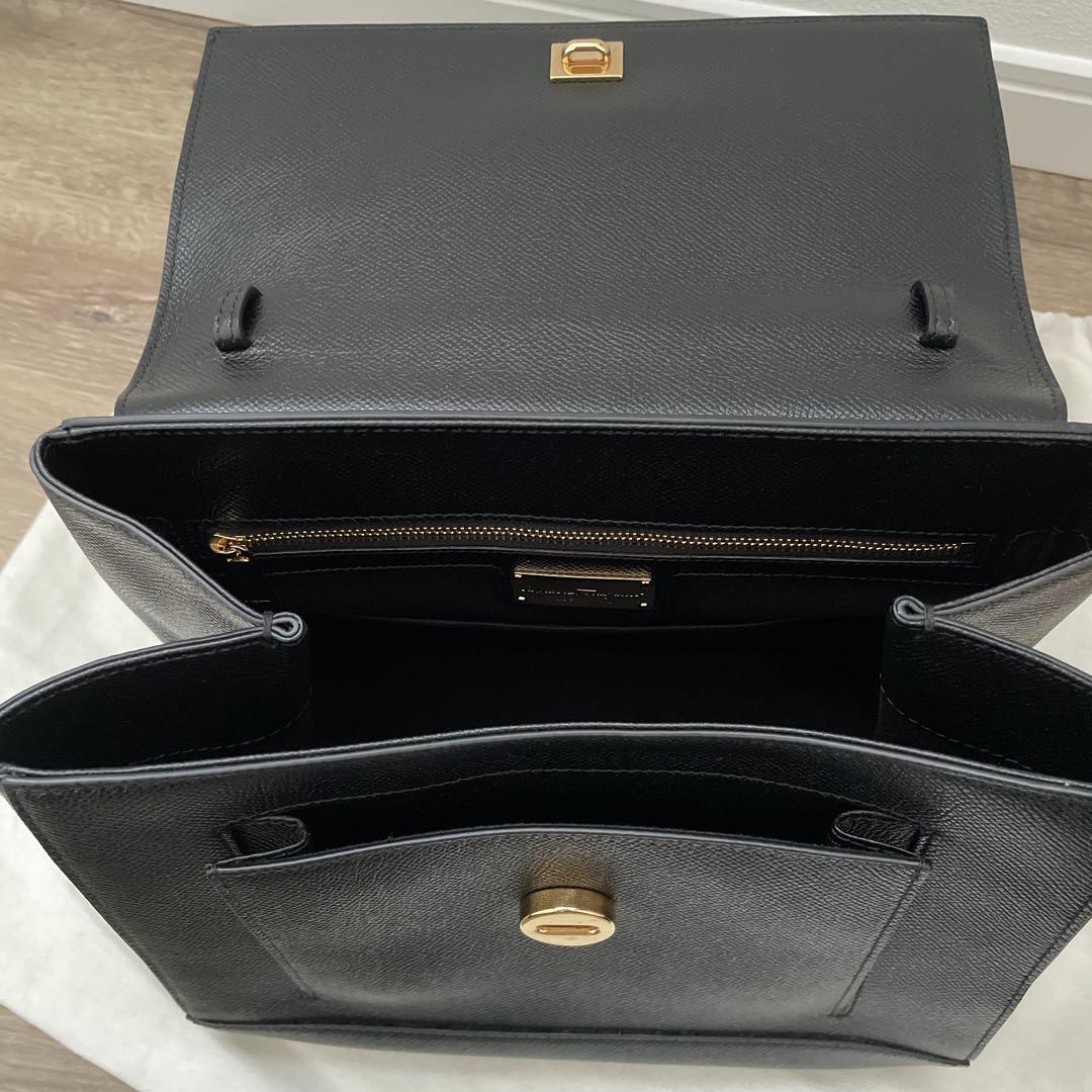 【新品同様】Ferragamo フェラガモ2Wayバッグ 黒