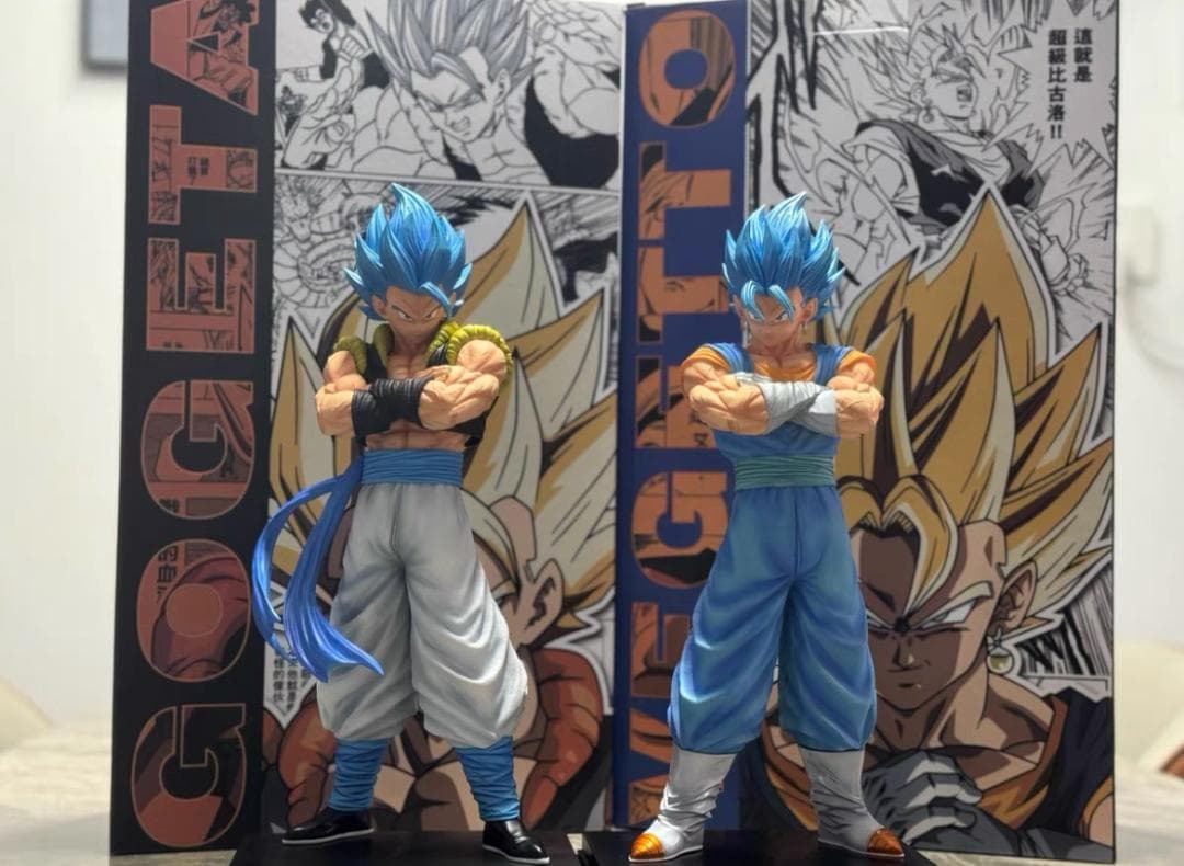 ドラゴンボール ベジット＆ゴジータ ガレージキット 超サイヤ人ブルー