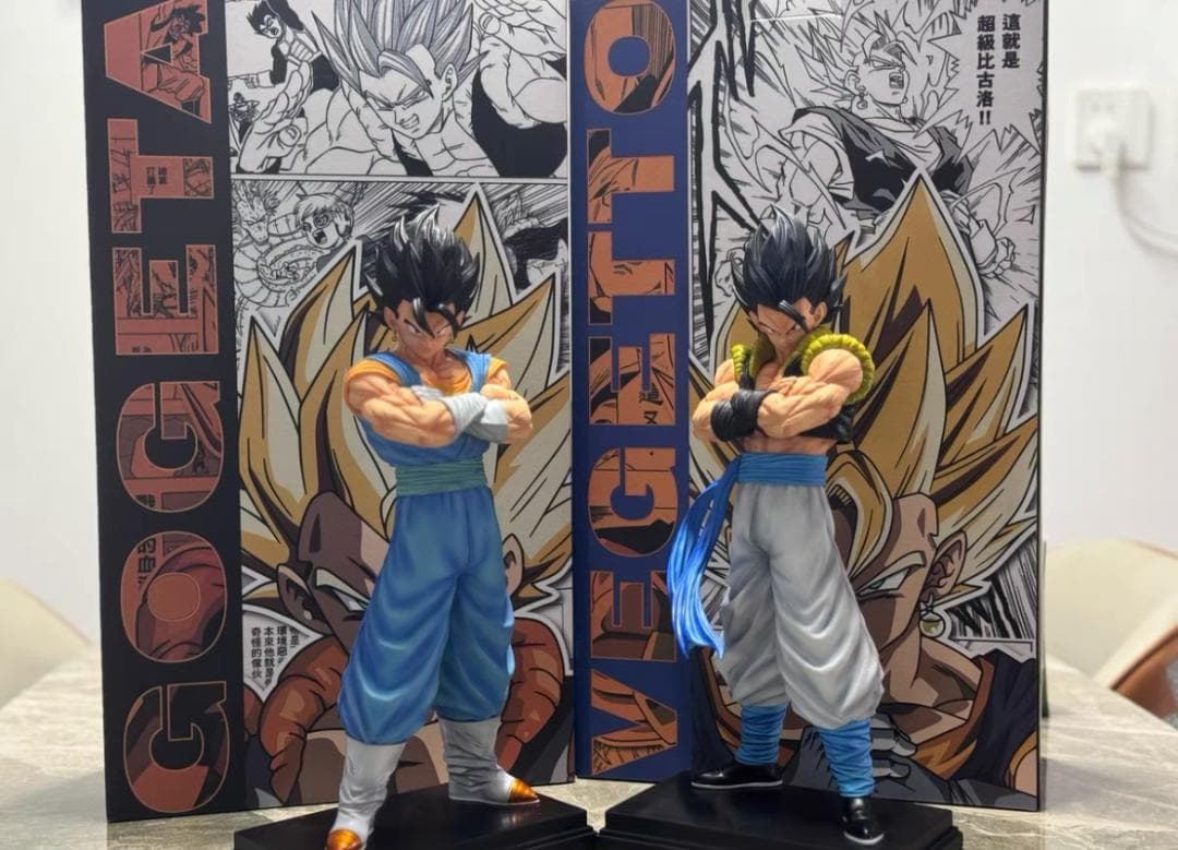 ドラゴンボール ベジット＆ゴジータ ガレージキット 超サイヤ人ブルー