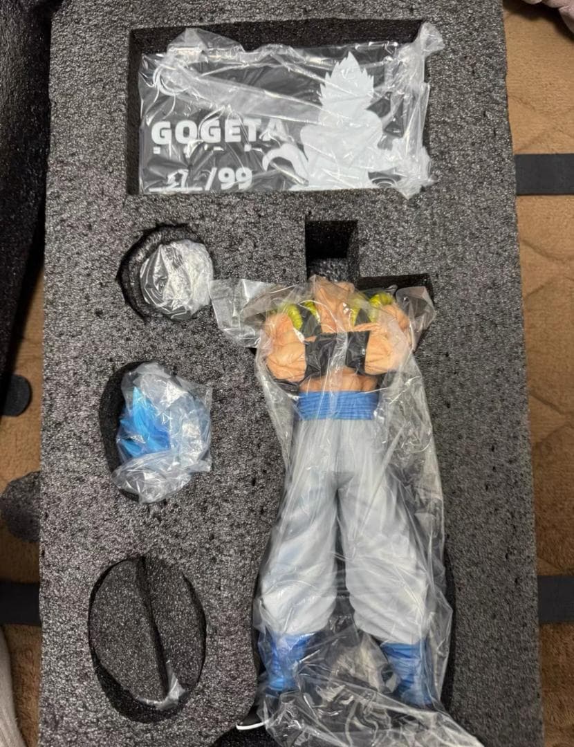 ドラゴンボール ベジット＆ゴジータ ガレージキット 超サイヤ人ブルー