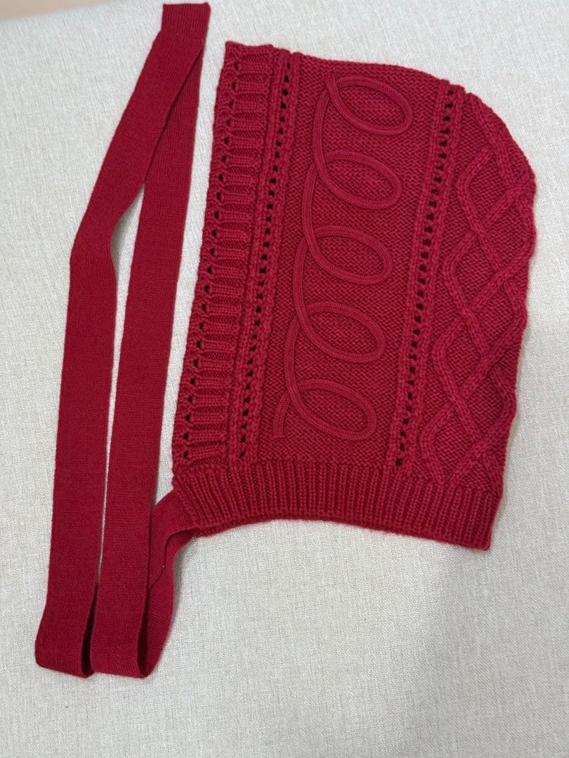 POPPY あさぎーにょ　Christmas　ニット帽　帽子　赤ずきん