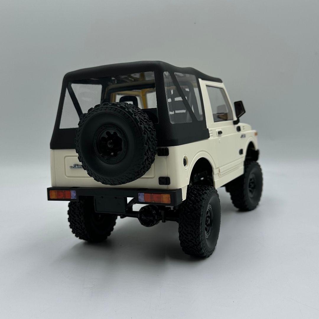 【防水サーボと金属製プロペラシャフト付】WPL C74-1 幌ジムニー ホワイト