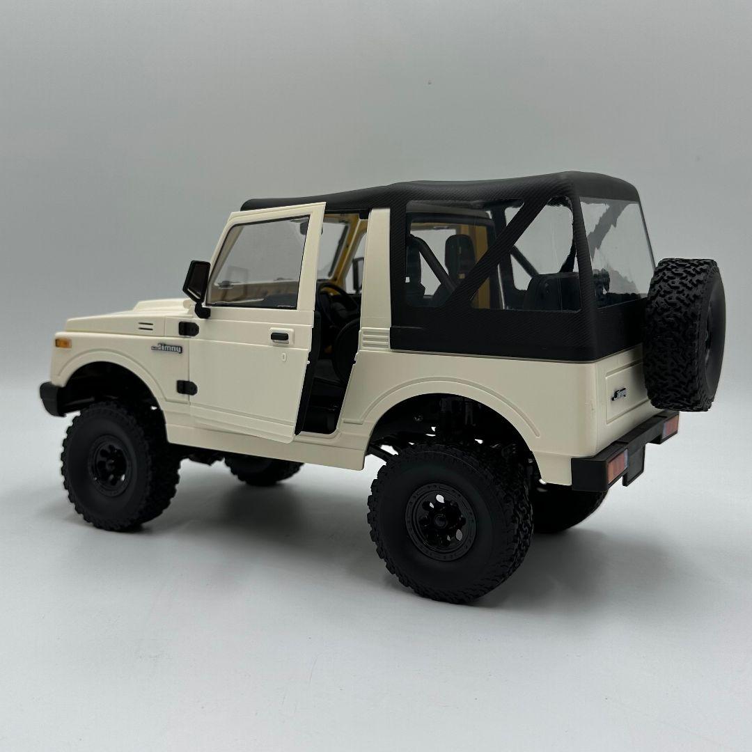 【防水サーボと金属製プロペラシャフト付】WPL C74-1 幌ジムニー ホワイト