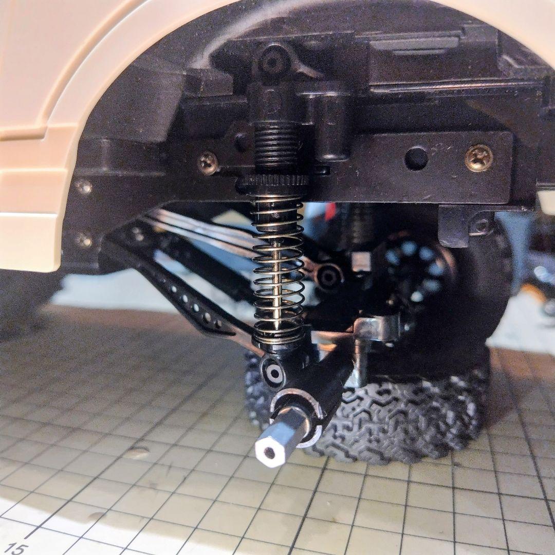 【防水サーボと金属製プロペラシャフト付】WPL C74-1 幌ジムニー ホワイト