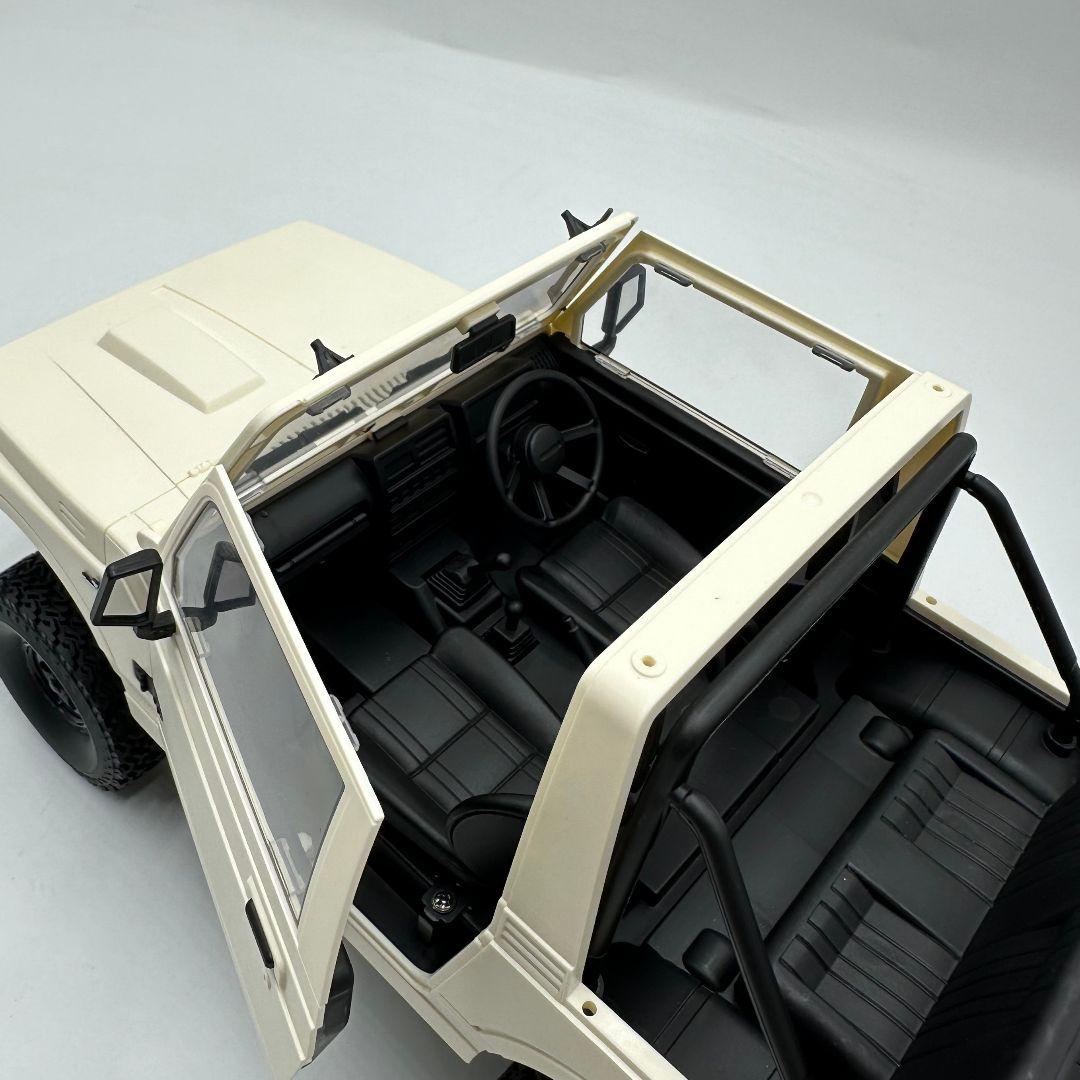 【防水サーボと金属製プロペラシャフト付】WPL C74-1 幌ジムニー ホワイト