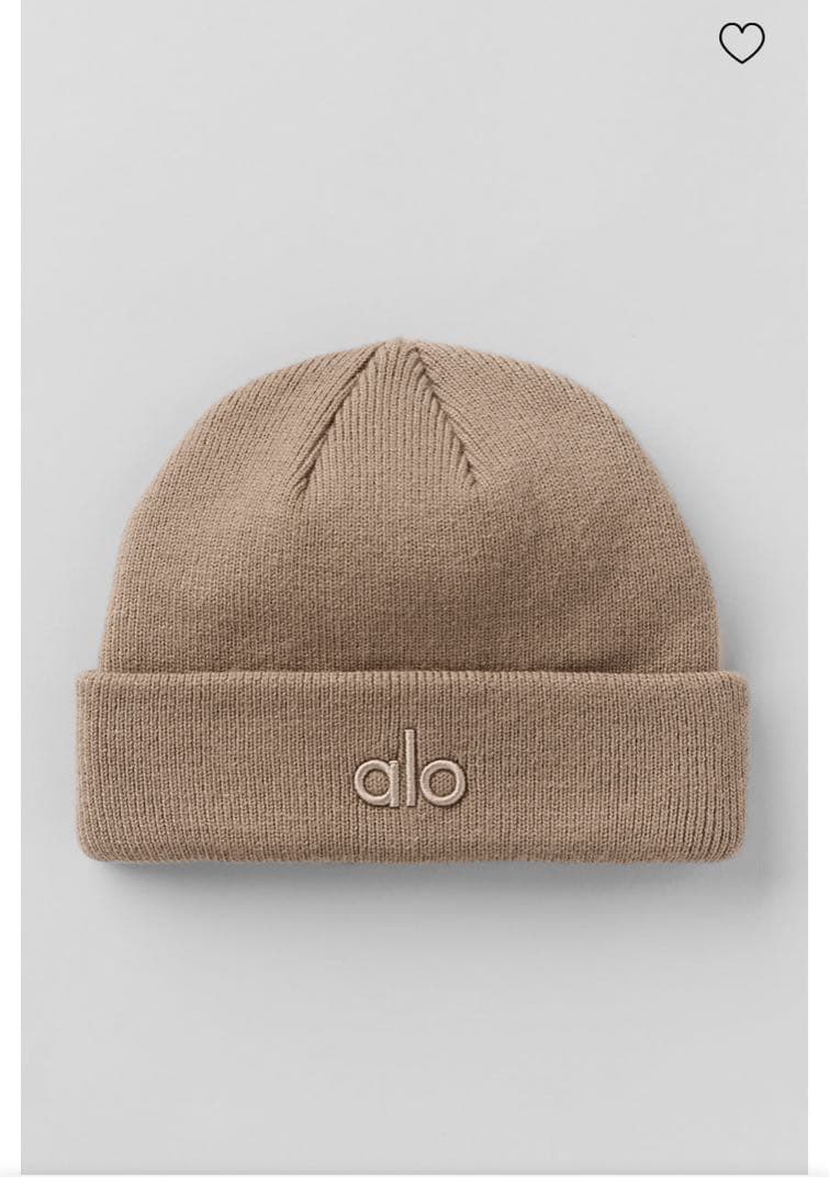 alo yoga Notable Beanie gravelベージュ ニット帽