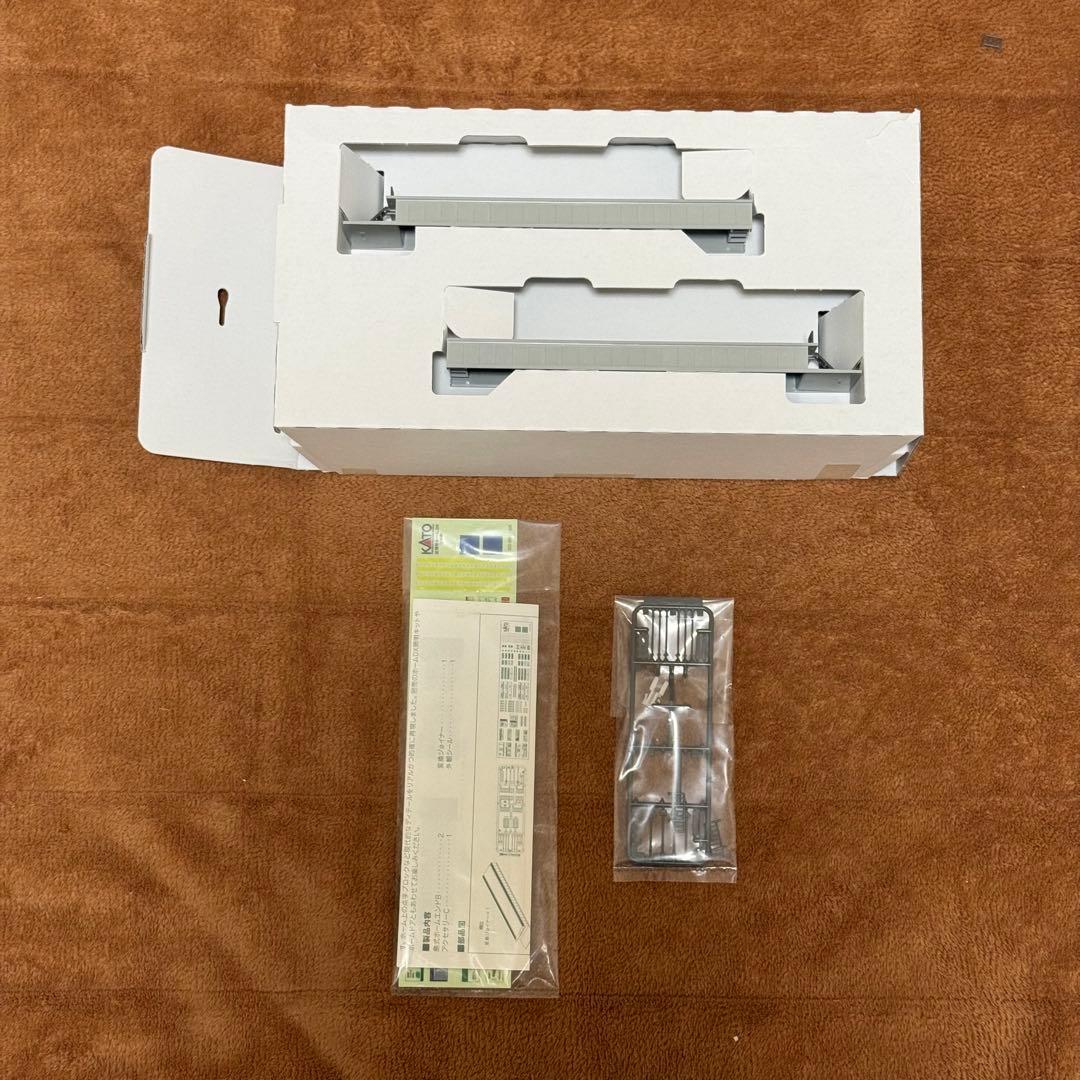 【KATO 島式ホームセット】島式セット、ホームエンドB、橋上駅舎、照明、店舗他