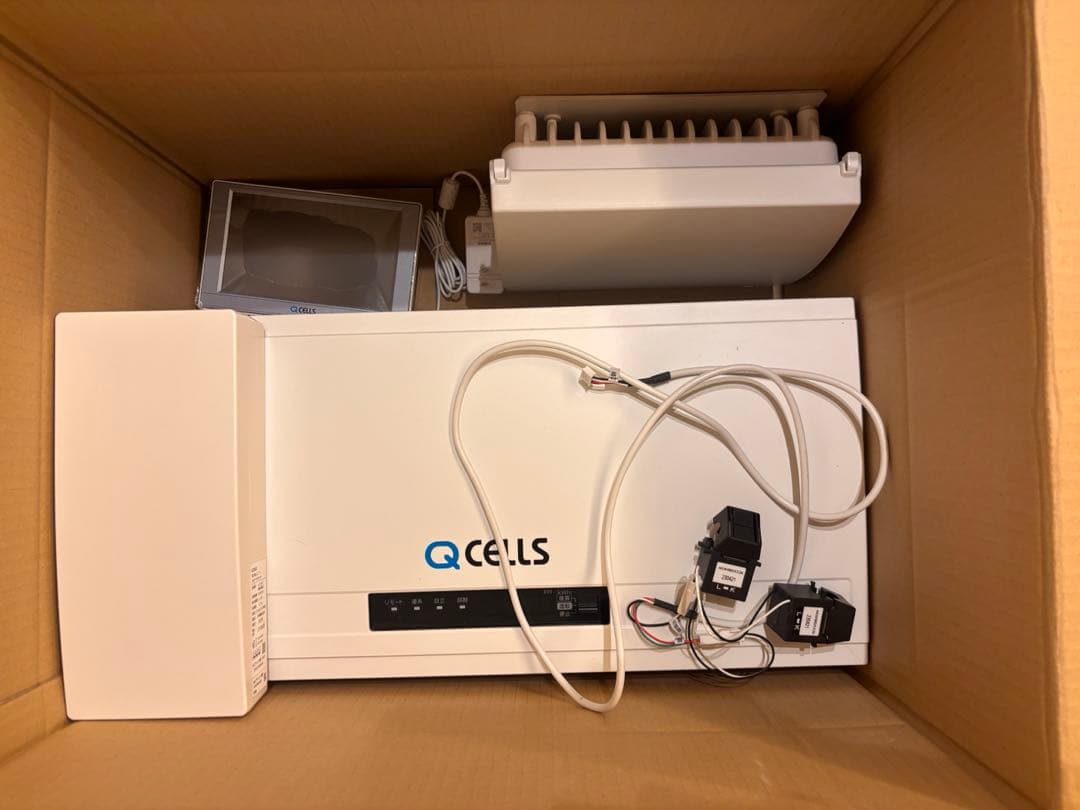 パワーコンディショナ パワコン　QCELLS キューセルズ　 モニタ等　一式