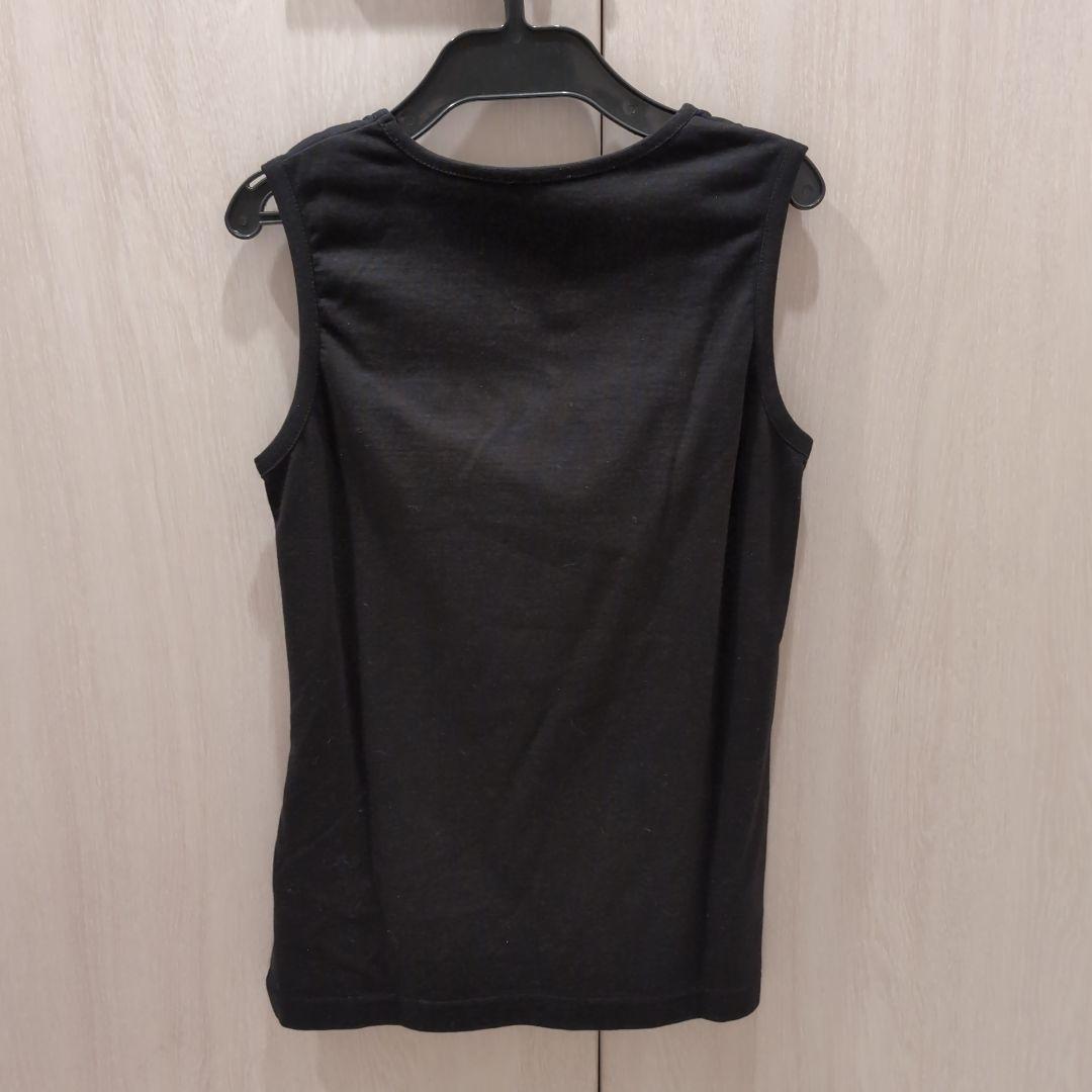 リミフゥ　20/-C Plain Stitch Chest Slit Tank