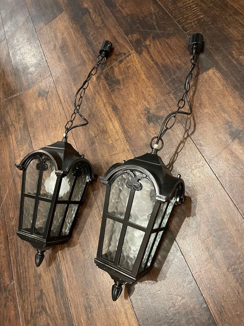 ペンダイトライト 街灯 照明 ダクトレール 間接照明 ２個セット ヴィンテージ