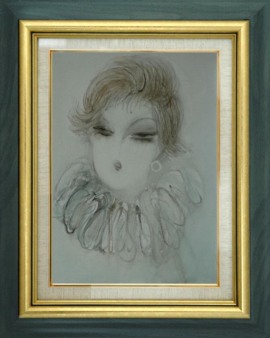 油絵 菅家令子 絵 絵画 インテリア F6-081412 人物 女性像