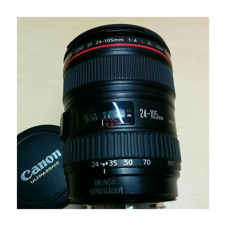 美品 高級レンズ Canon EF24-105mm F4 L IS