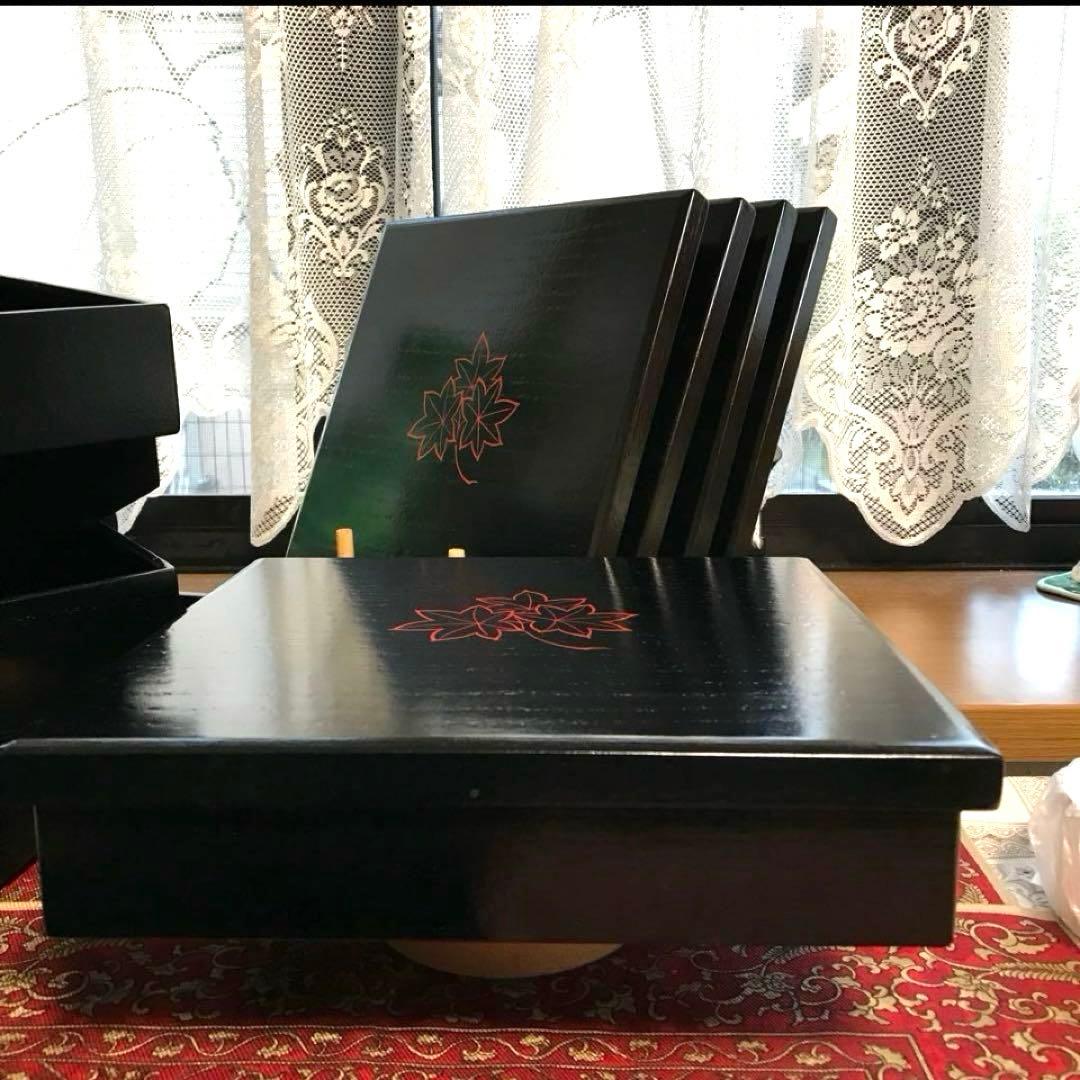 天然木　松花堂弁当箱　正月　重箱　会席料理