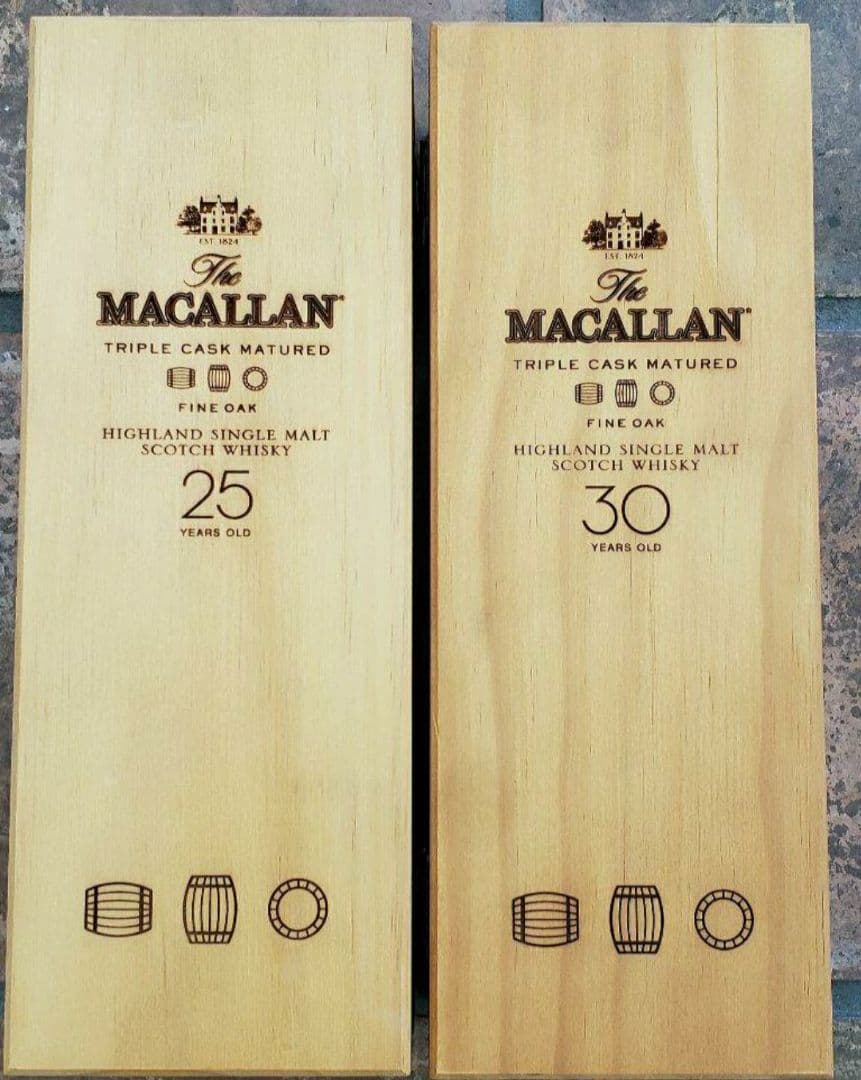 マッカラン　30年  25年 　2本セット