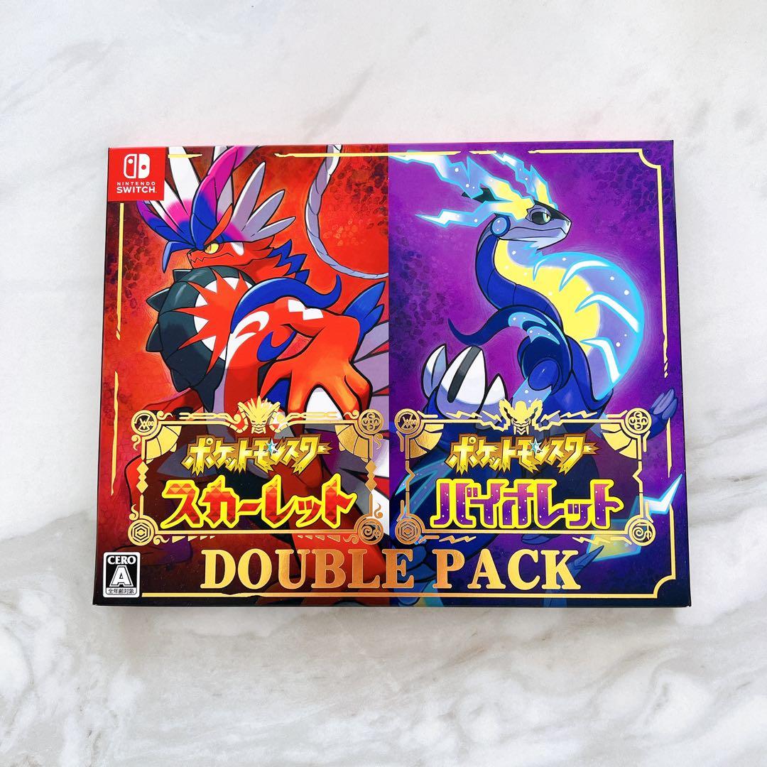 P*G様 美品✨ポケットモンスター スカーレット バイオレット ダブルパック