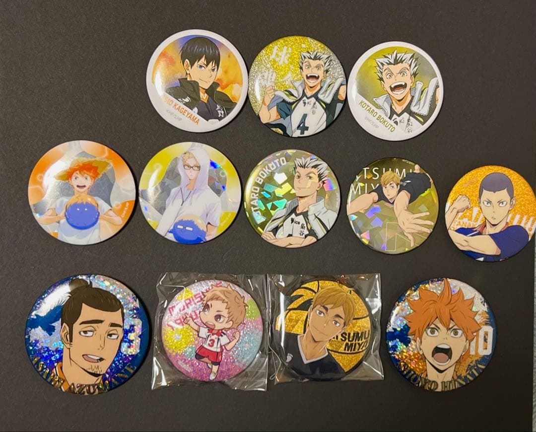ハイキュー!! キャラクター缶バッジ　バラ売りOK