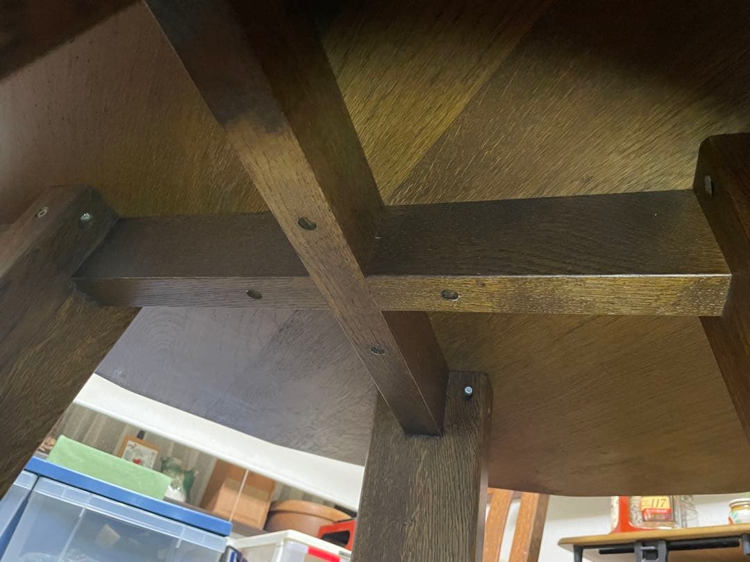 送料無料オランダ製ネザーランズフォークロア　ティエル16角形　ダイニングテーブル