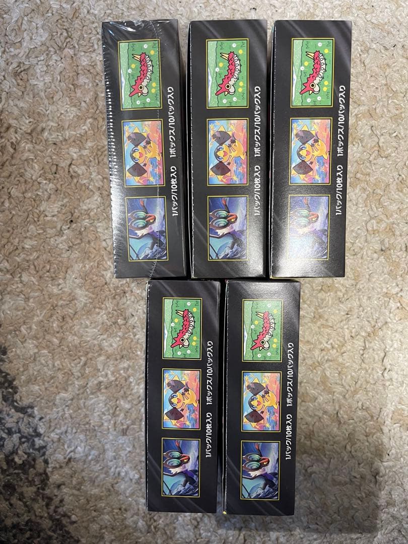 ポケモンカード MEGAドリームex 5 box セット 一部シュリンク付き