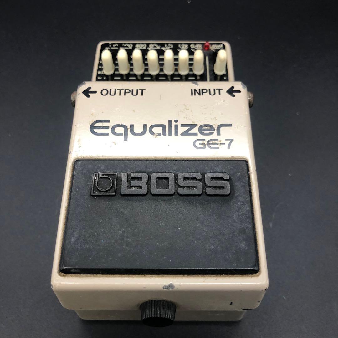 【通電確認済】ギター　エフェクター　BOSS GE-7 Equalizer