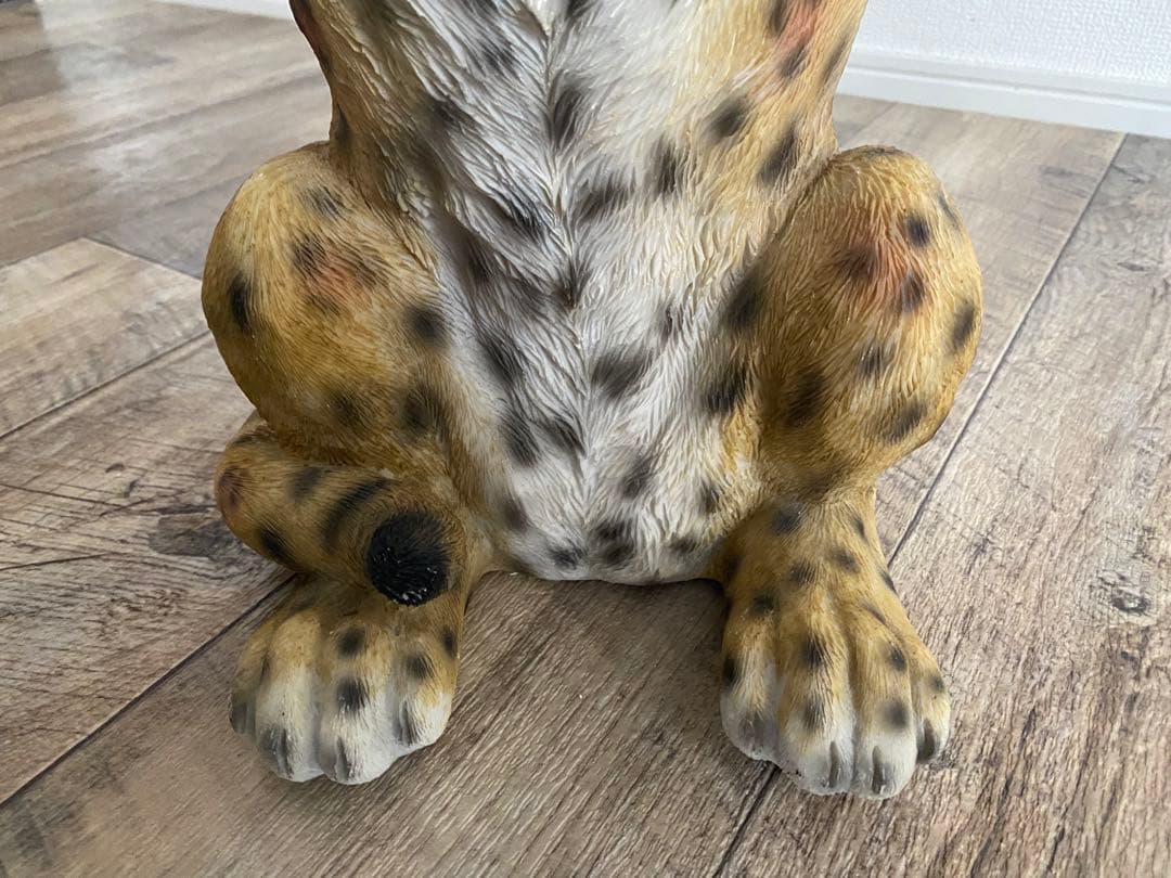 【美品】アニマル　サイドテーブル　カレ　KARE　kare ヒョウ トラ