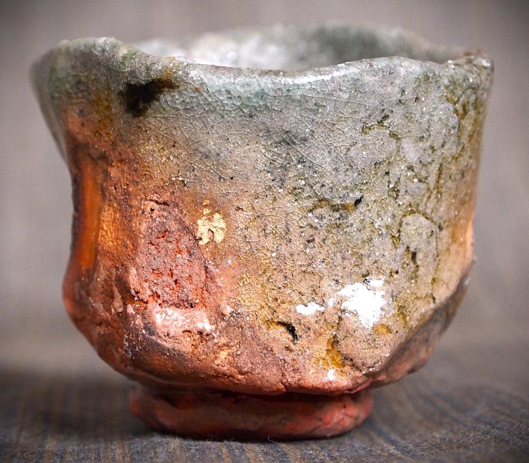 人気作家★水谷渉【師：中川自然坊＆鯉江良二】赤楽ぐい呑み