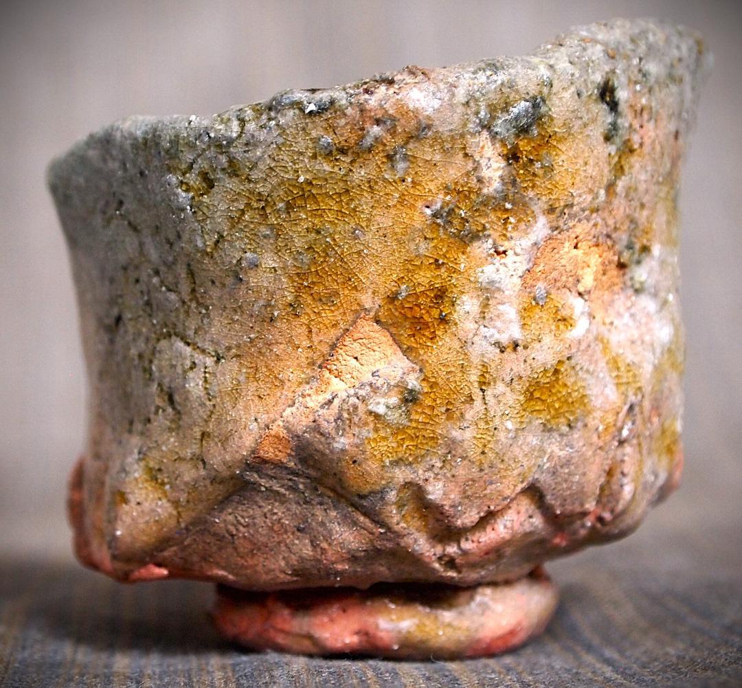 人気作家★水谷渉【師：中川自然坊＆鯉江良二】赤楽ぐい呑み