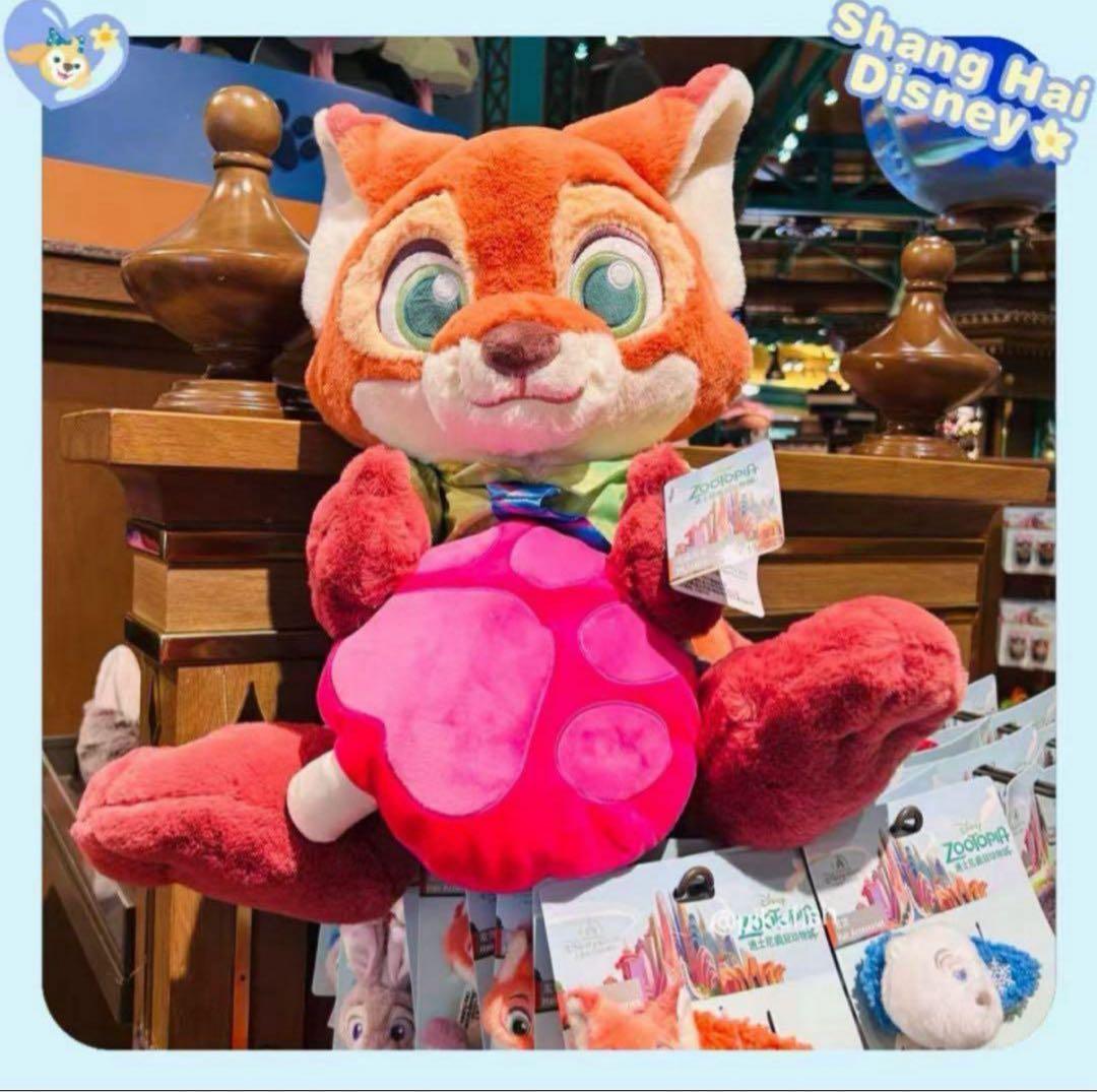 【最新☆正規品】ニック　ズートピア　ぬいぐるみ　40cm　上海ディズニー