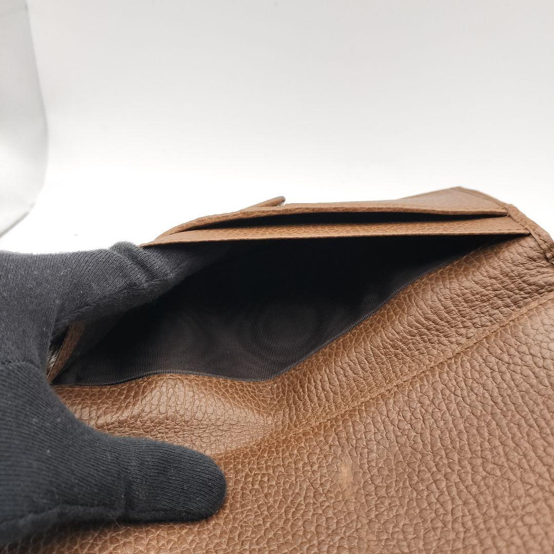 グッチ　長財布　財布　ウォレット　GGキャンバス　ブラウン