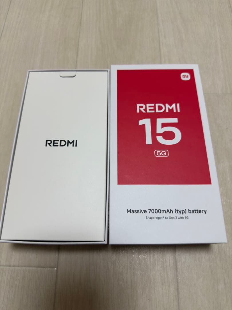 REDMI 15 5G 128G グリーン 7000mAh